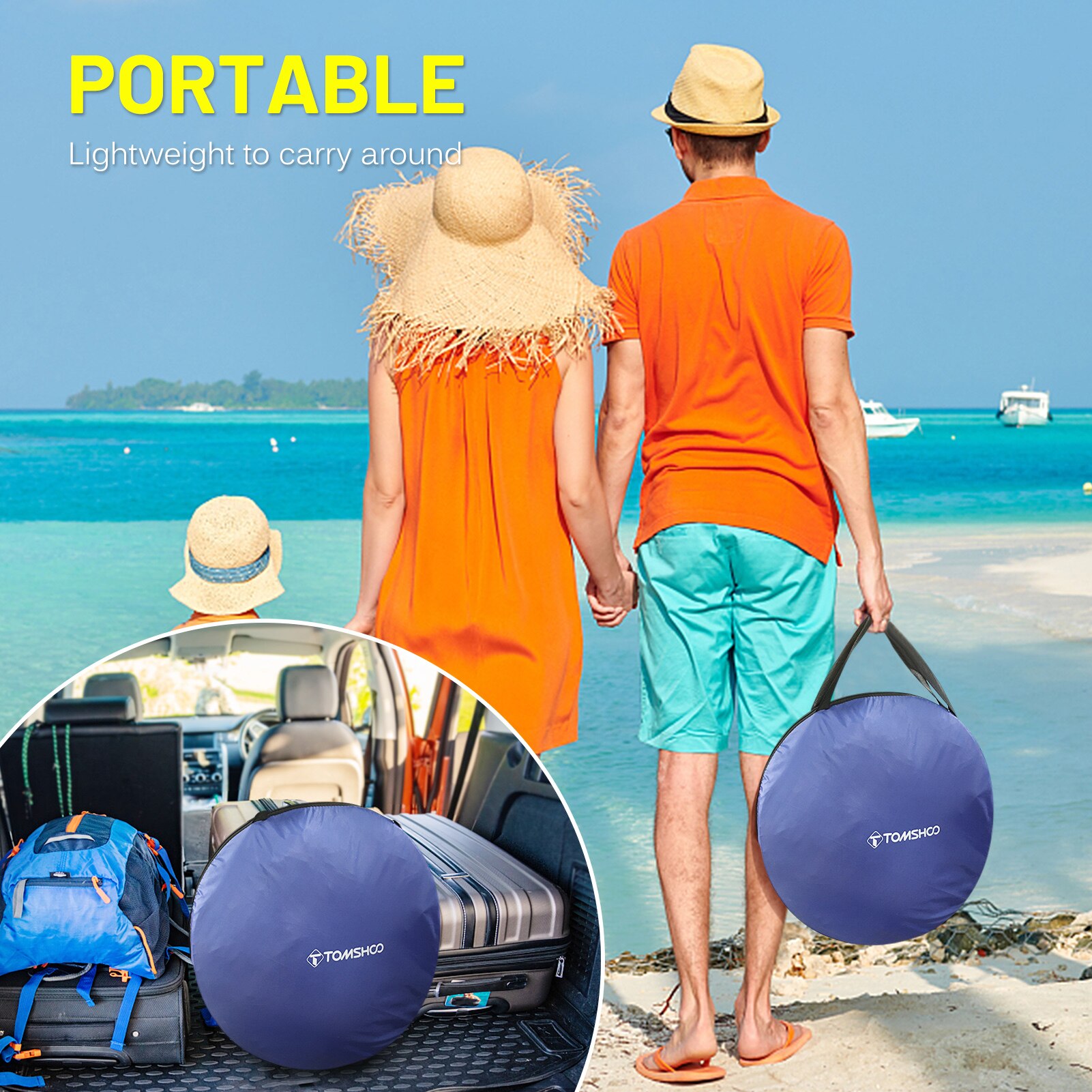 Cheap Goat Tents Outdoor Camping Automatic Instant Pop Up Beach Tent Lightweight Shade Sun Shelter Tent Canopy Cabana with Carry Bag   